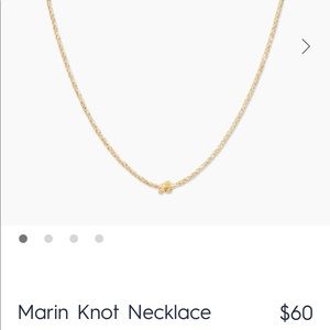 Brand new gold Gorjana necklace